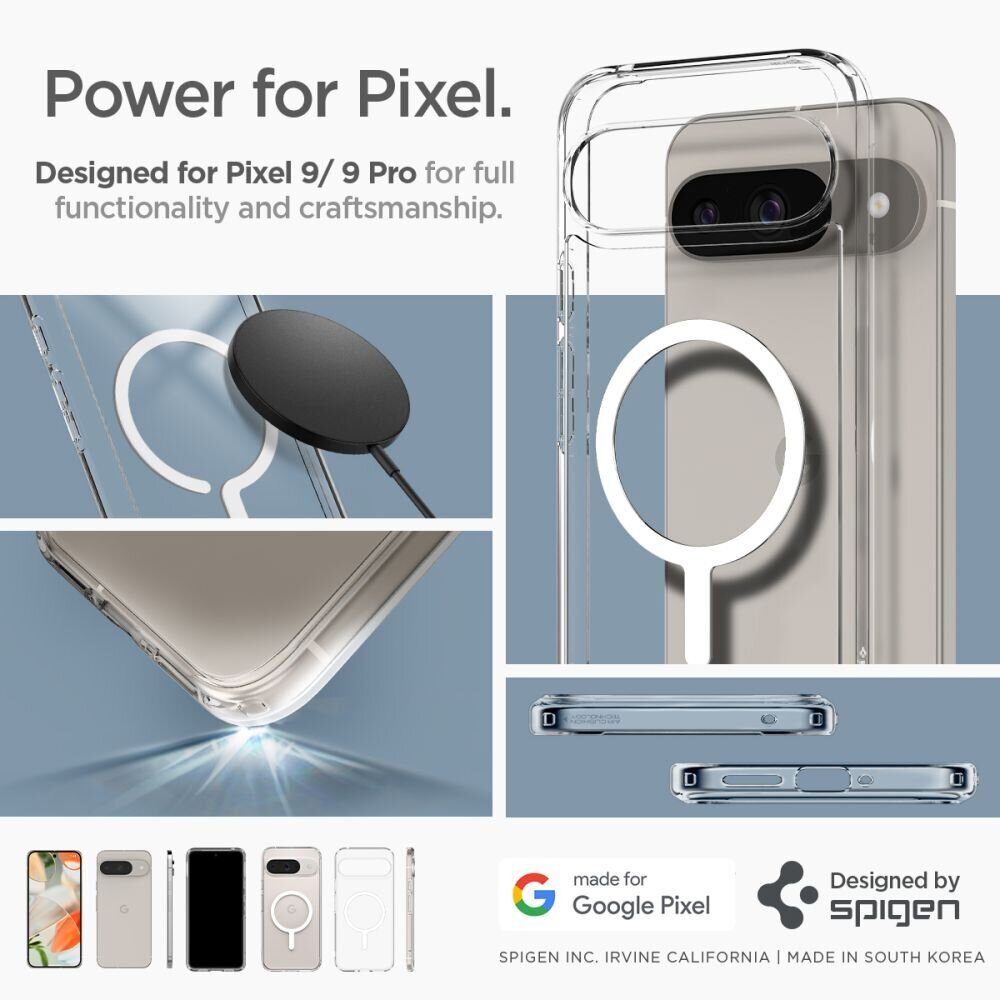 Чехол SPIGEN ULTRA HYBRID ONETAP RING MAGSAFE GOOGLE PIXEL 9 PRO WHITE