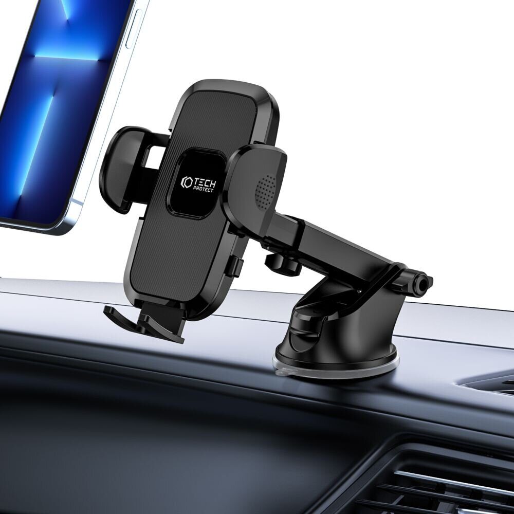 Автодержатель TECH-PROTECT V3 UNIVERSAL WINDSHIELD & DASHBOARD CAR MOUNT BLACK