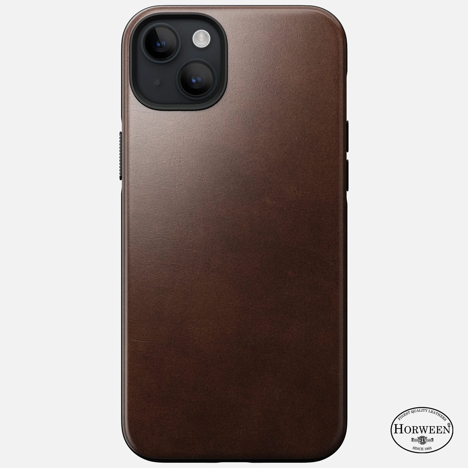 Защитный чехол Nomad Modern Leather MagSafe Case, brown - iPhone 14 Plus