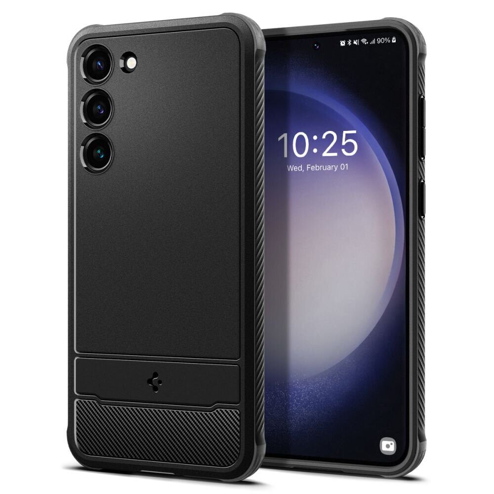 Защитный чехол SPIGEN RUGGED ARMOR GALAXY S23+ PLUS MATTE BLACK