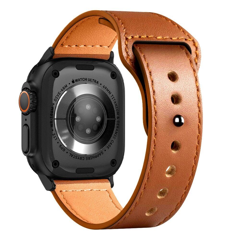 Ремешок TECH-PROTECT NATURALFIT APPLE WATCH 4 / 5 / 6 / 7 / 8 / 9 / SE / ULTRA 1 / 2 (42 / 44 / 45 / 49 MM) BROWN