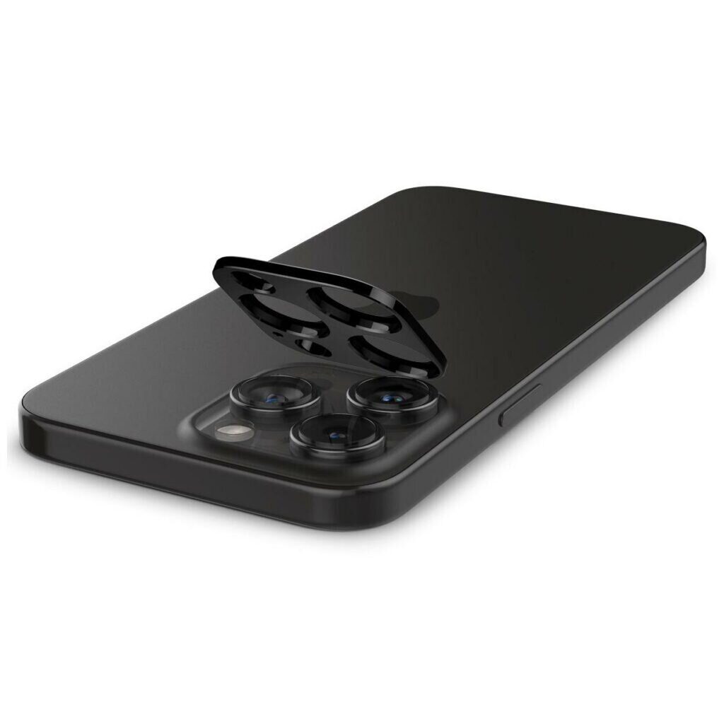 Стекло Spigen Glass tR Optik 2 Pack, black - iPhone 16 Pro/16 Pro Max