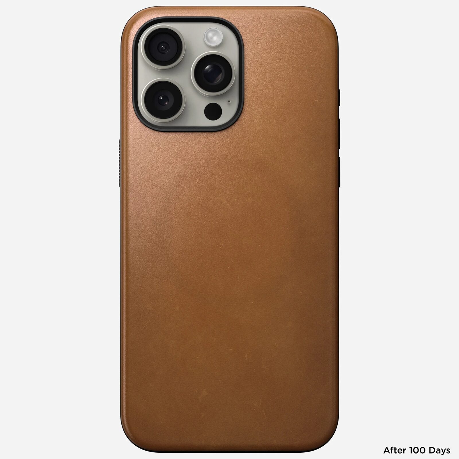 Защитный чехол Nomad Modern Leather Case, english tan - iPhone 15 Pro Max