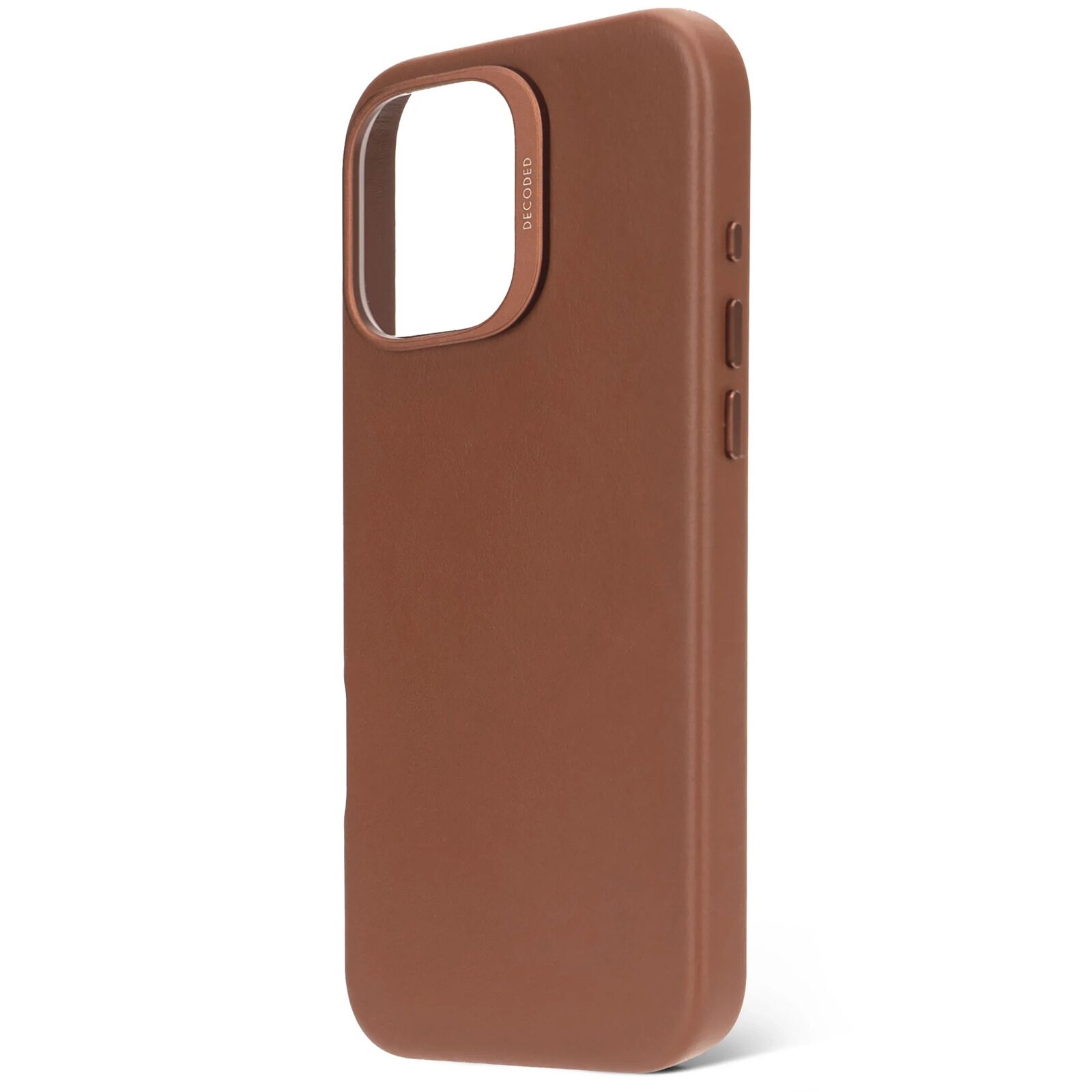 Чехол Decoded Leather Back Cover for iPhone 16 Pro Max Tan