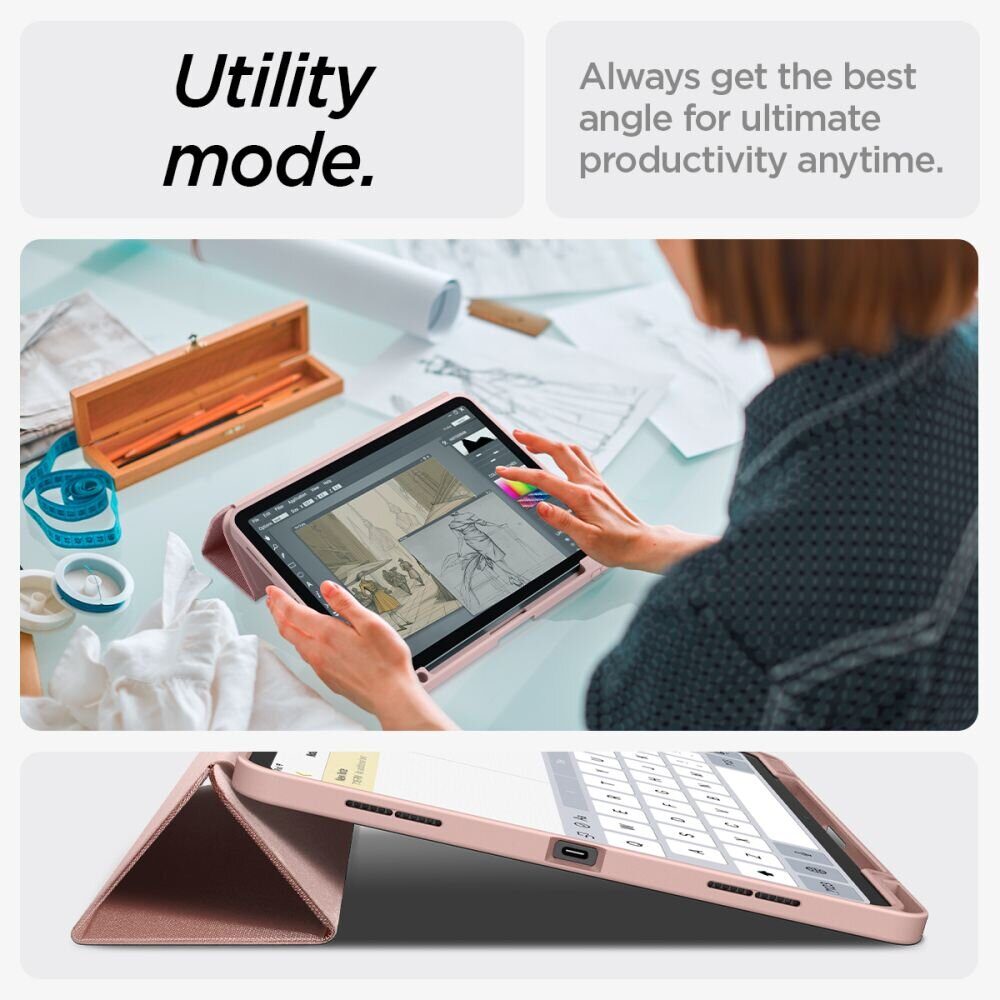 Чехол SPIGEN URBAN FIT IPAD AIR 13 2024 ROSE GOLD