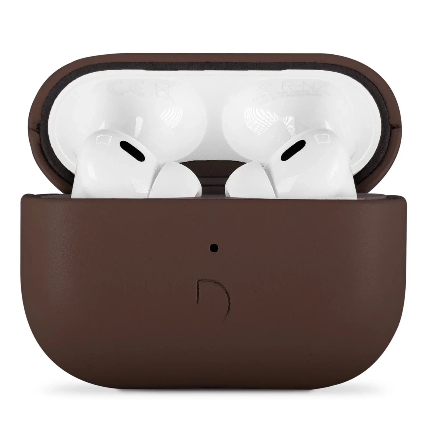 Защитный чехол Decoded Leather Aircase, brown - AirPods Pro 2