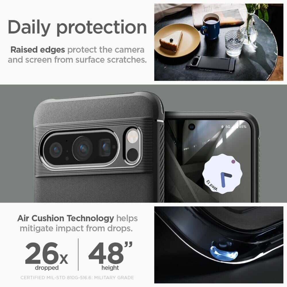 Защитный чехол SPIGEN RUGGED ARMOR GOOGLE PIXEL 8 PRO MATTE BLACK