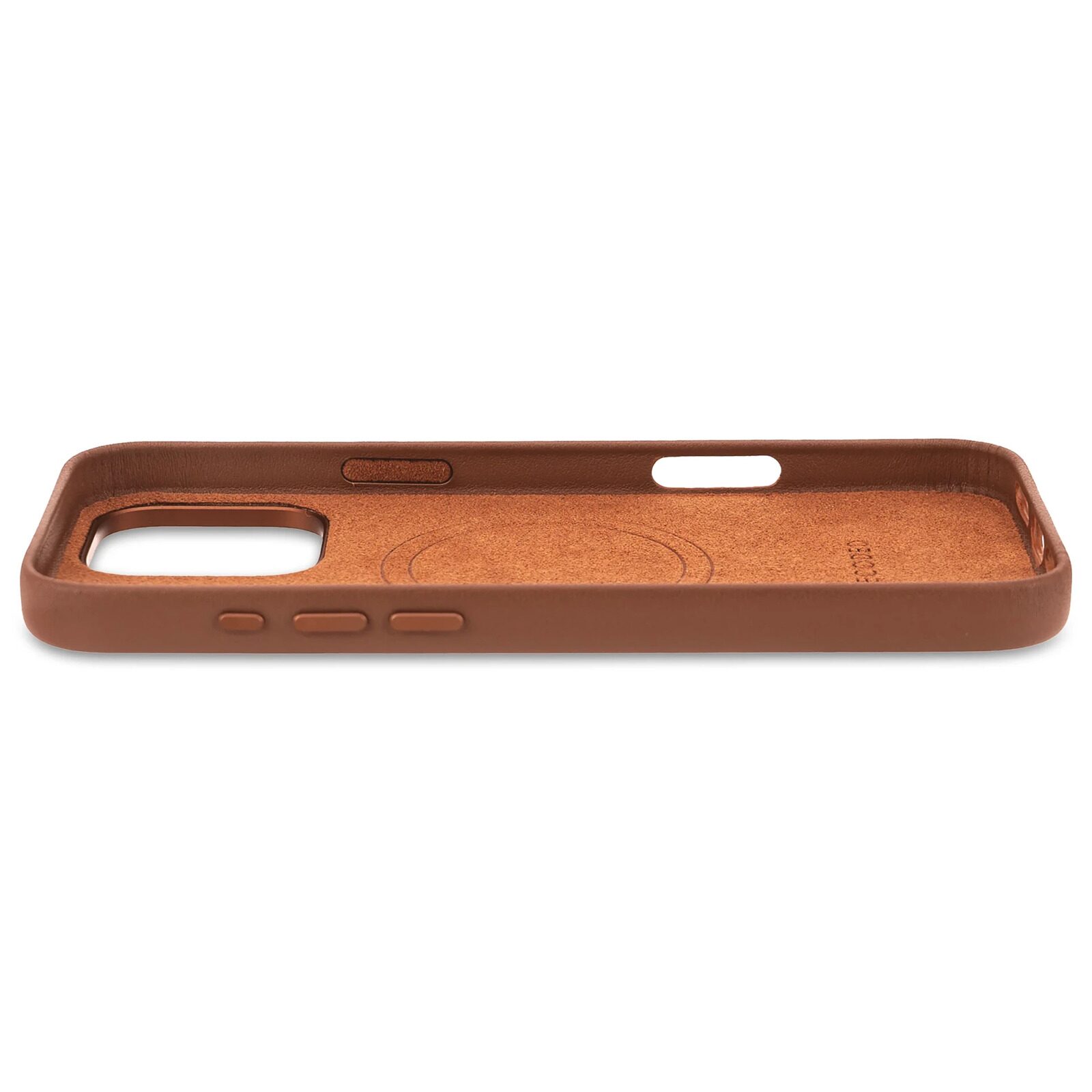 Чехол Decoded Leather Back Cover for iPhone 16 Pro Max Tan