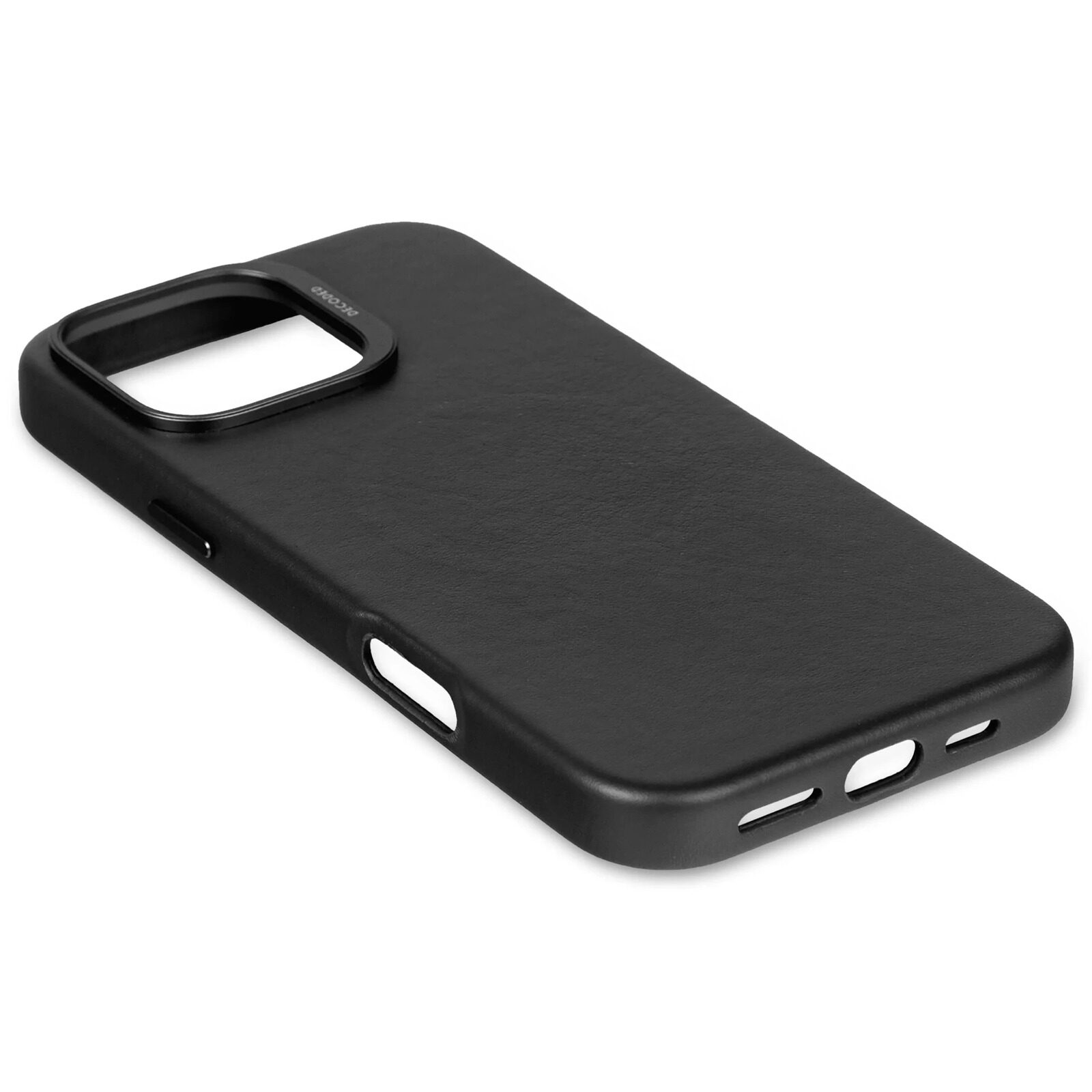 Чехол Decoded Leather Back Cover for iPhone 16 Pro Max Black