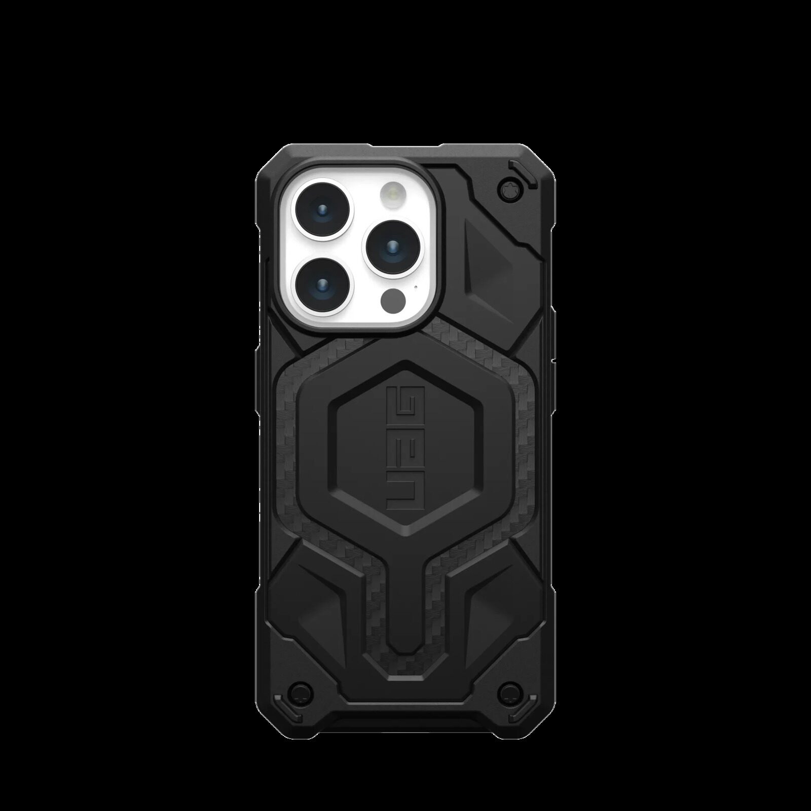 Защитный чехол UAG Monarch Pro iPhone 15 Pro (carbon fiber)