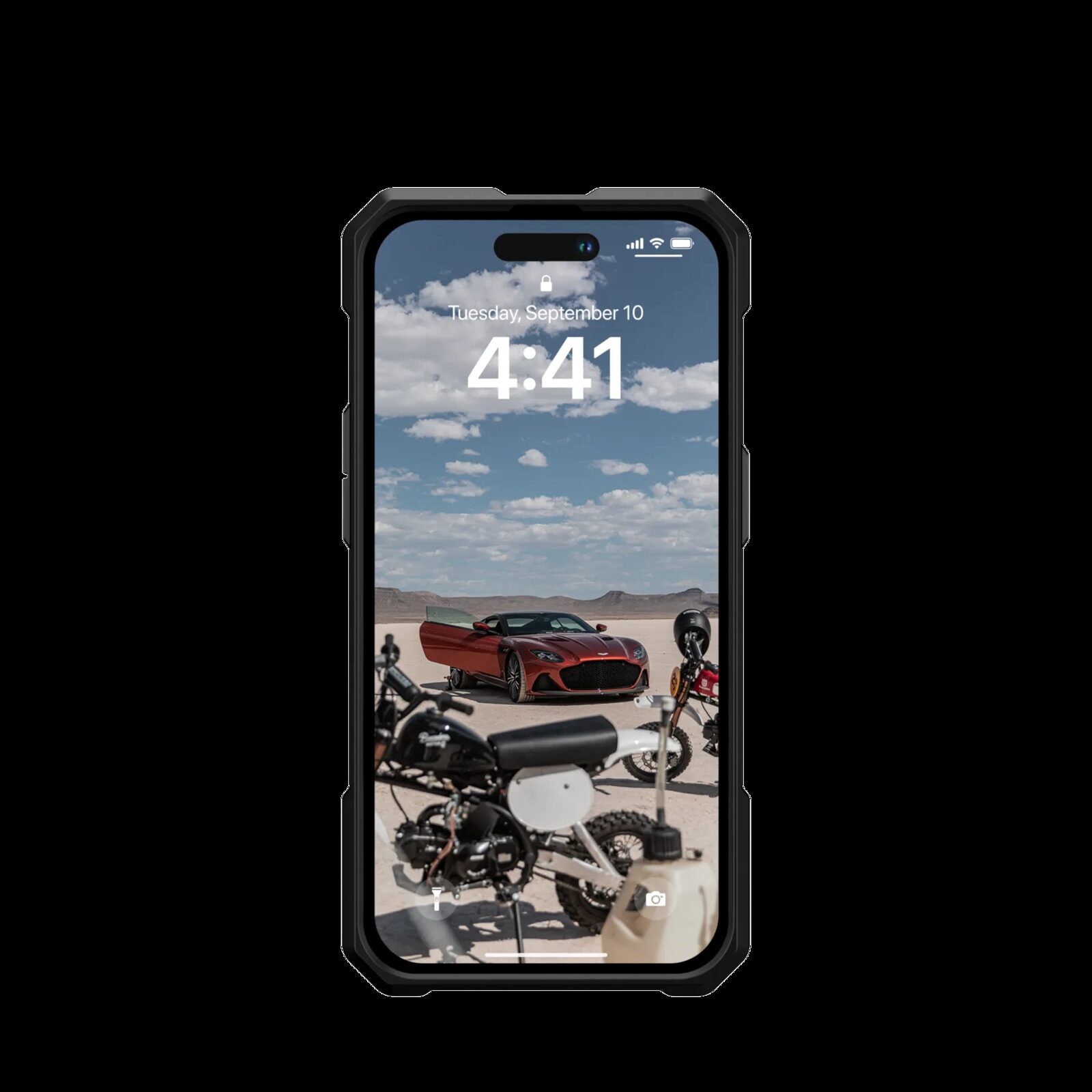 UAG Monarch - защитный чехол для iPhone 14 Pro, совместимый с MagSafe (черный)