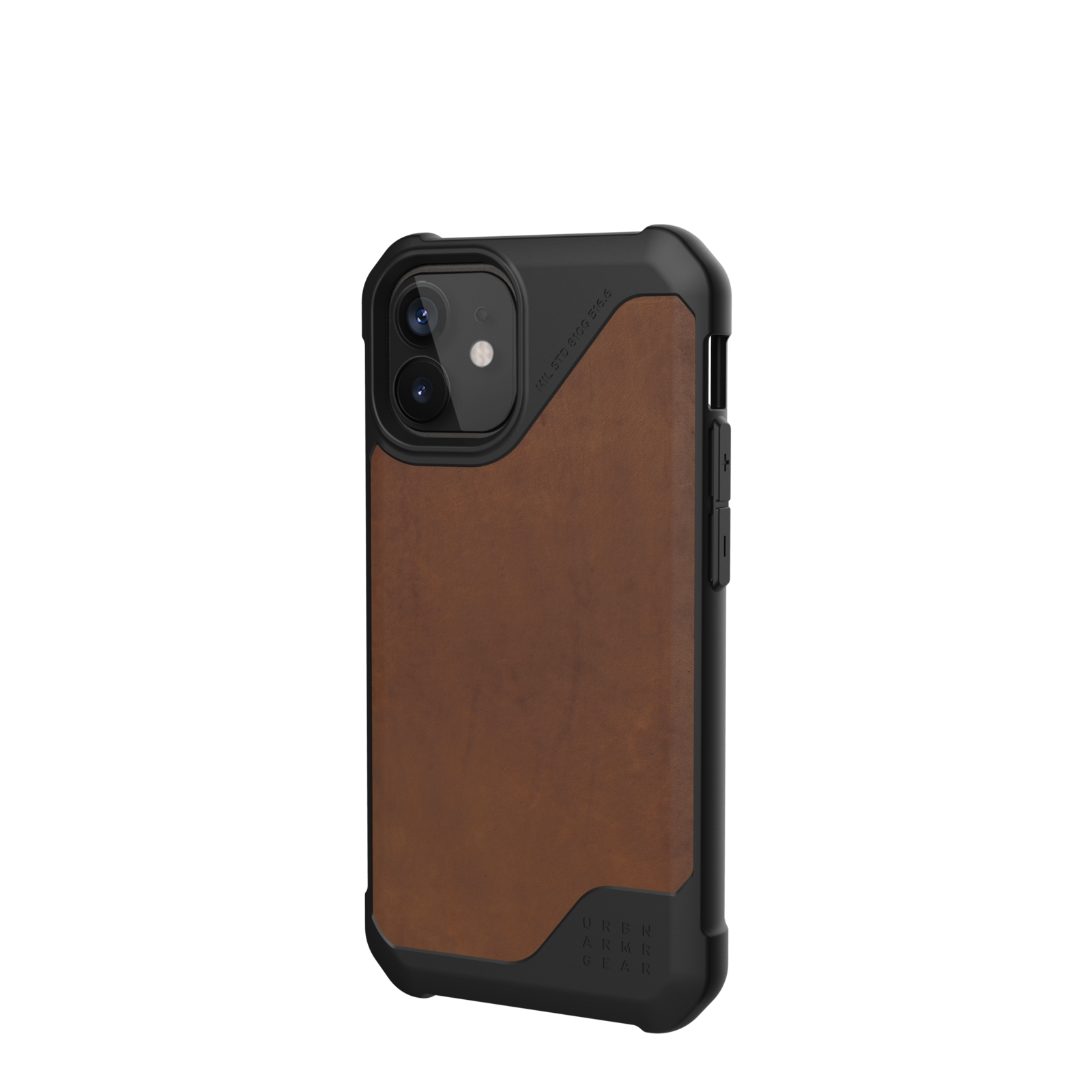 UAG Metropolis LT - кожаный защитный чехол для iPhone 12 Mini (Brown)