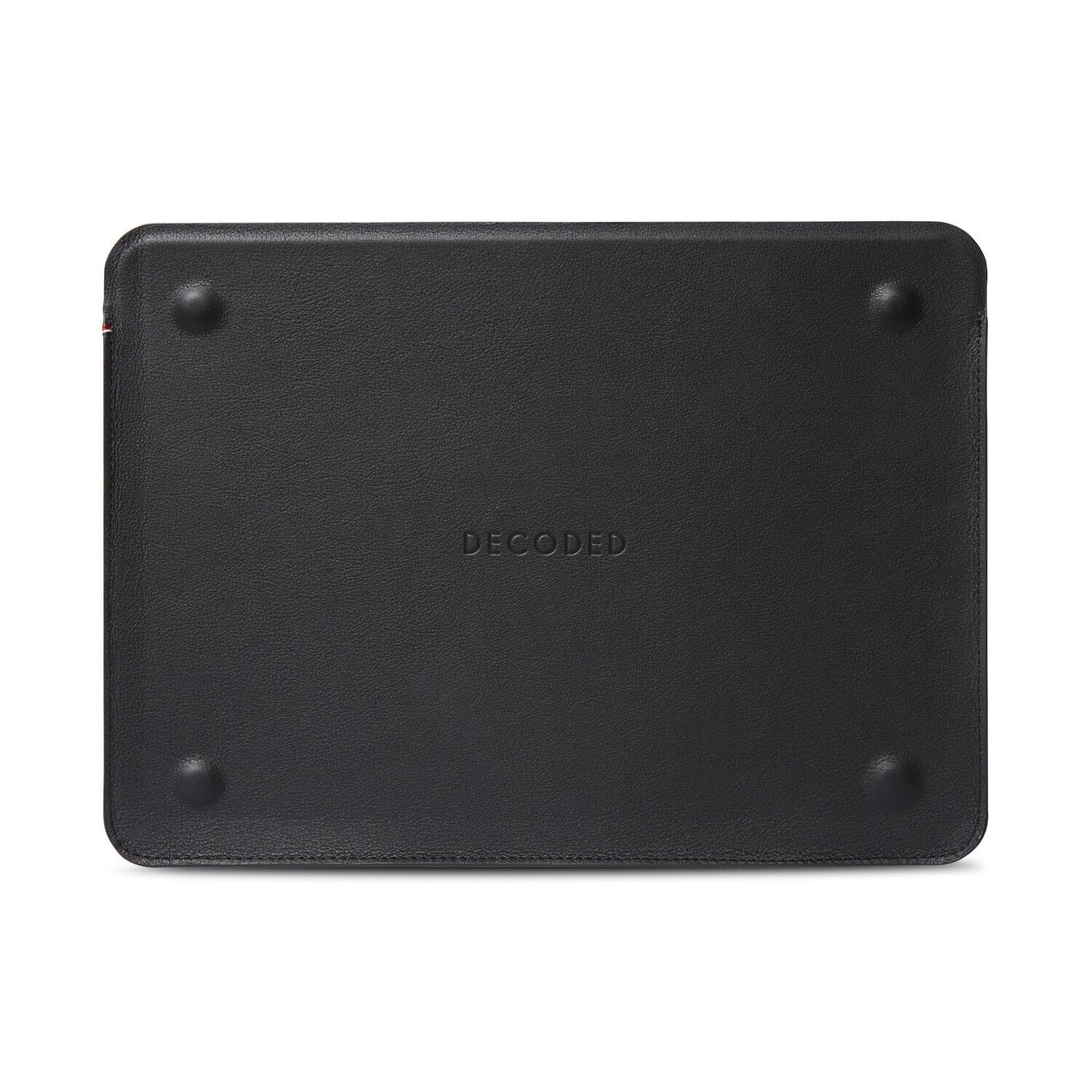 Защитный чехол-папка Decoded Leather Frame Sleeve, black - Macbook 14"