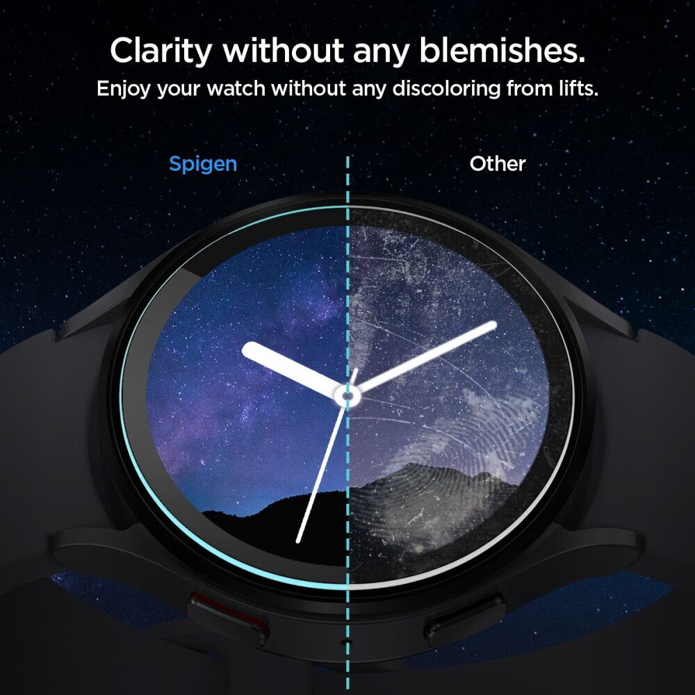 Защитное стекло SPIGEN GLAS.TR ”EZ-FIT” 2-PACK GALAXY WATCH 6 (44 MM) CLEAR