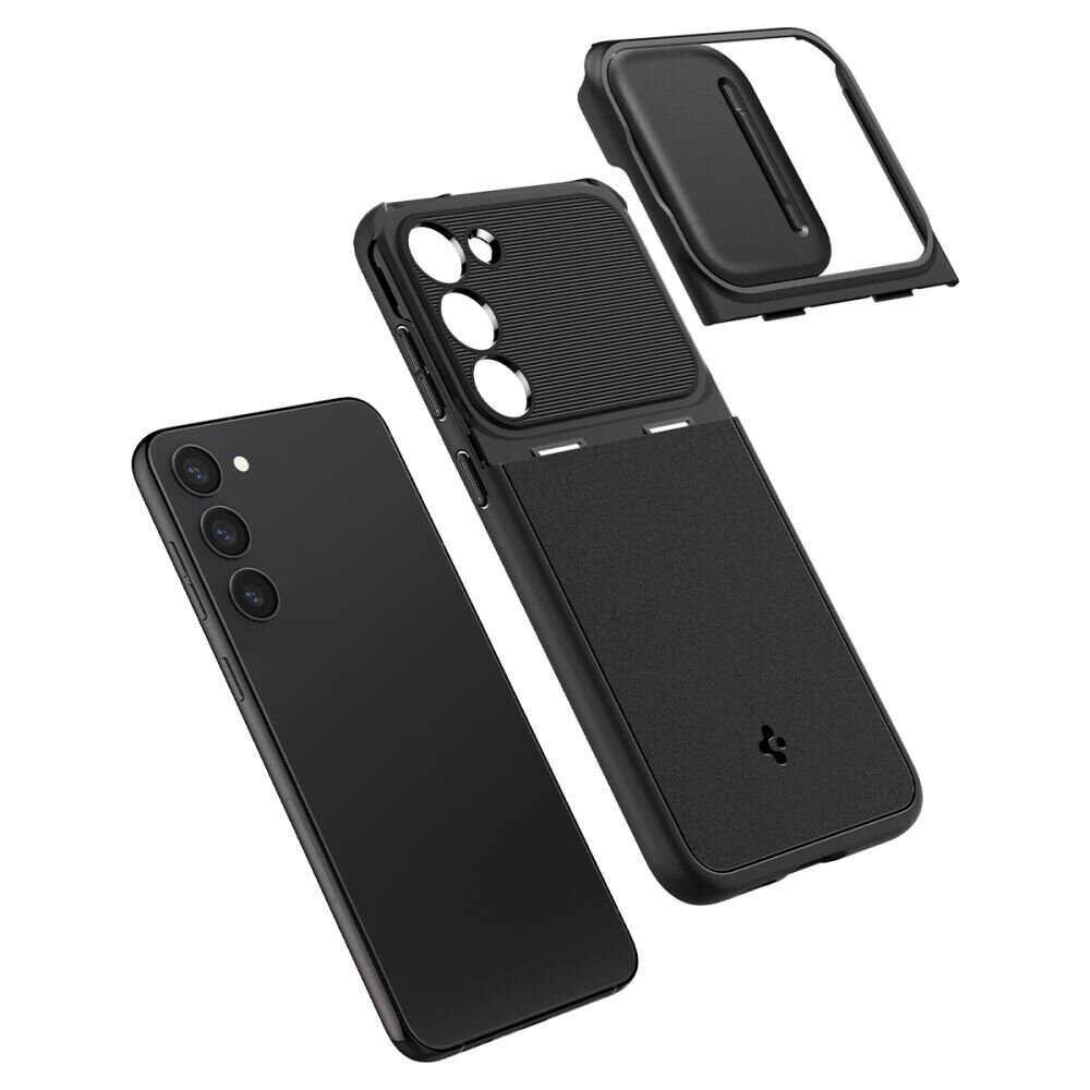 Защитный чехол SPIGEN OPTIK ARMOR GALAXY S23 BLACK