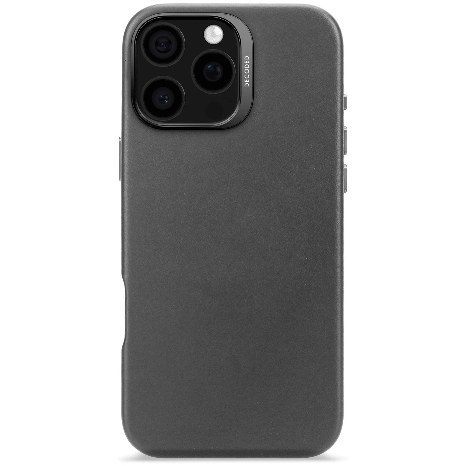 Чехол Decoded Leather Back Cover for iPhone 16 Pro Max Black