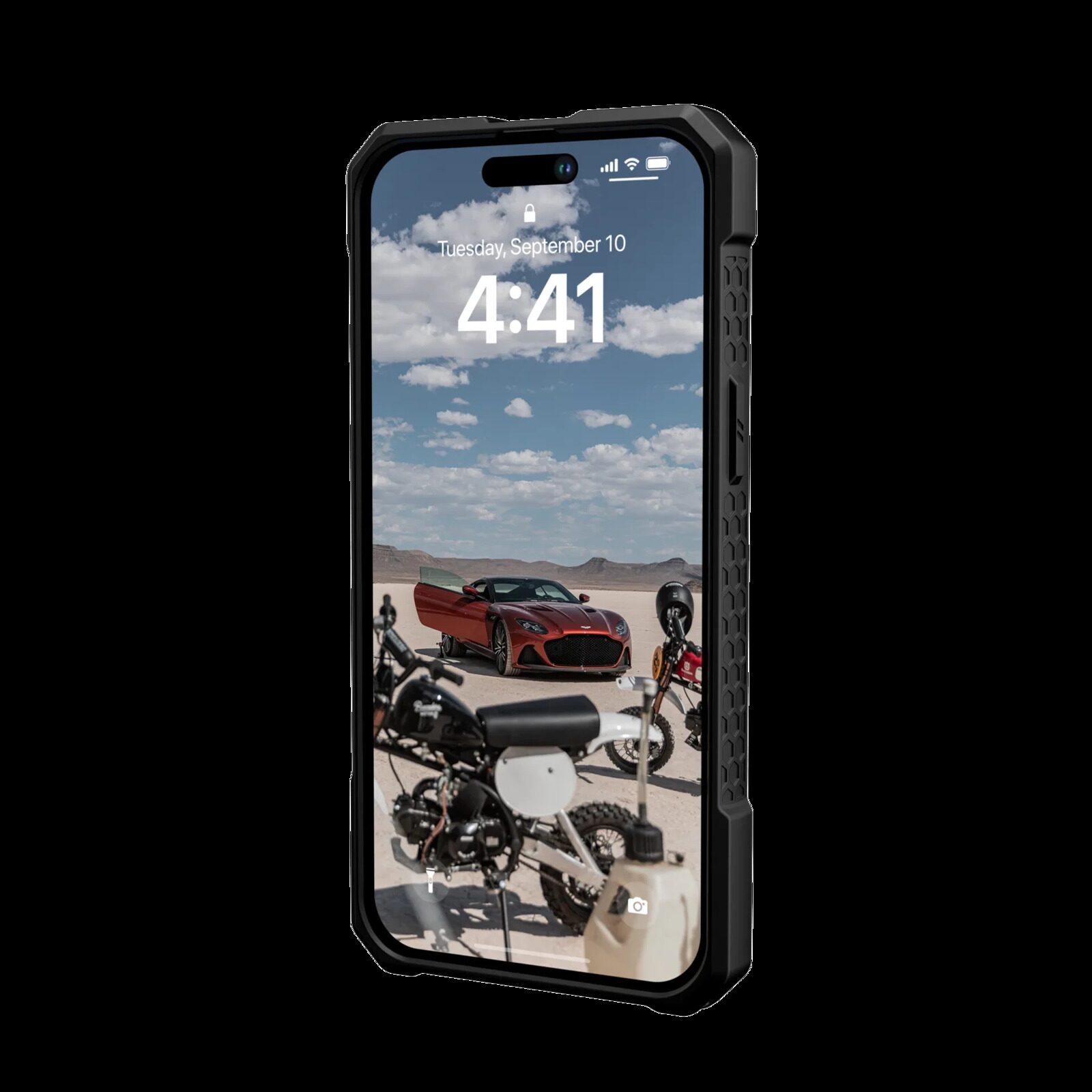 UAG Monarch - защитный чехол для iPhone 14 Pro Max, совместимый с MagSafe (черный)