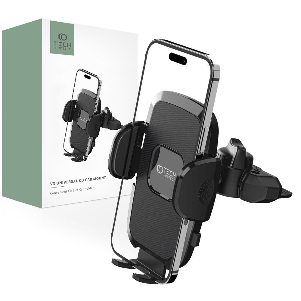 Автодержатель TECH-PROTECT V3 UNIVERSAL CD CAR MOUNT BLACK