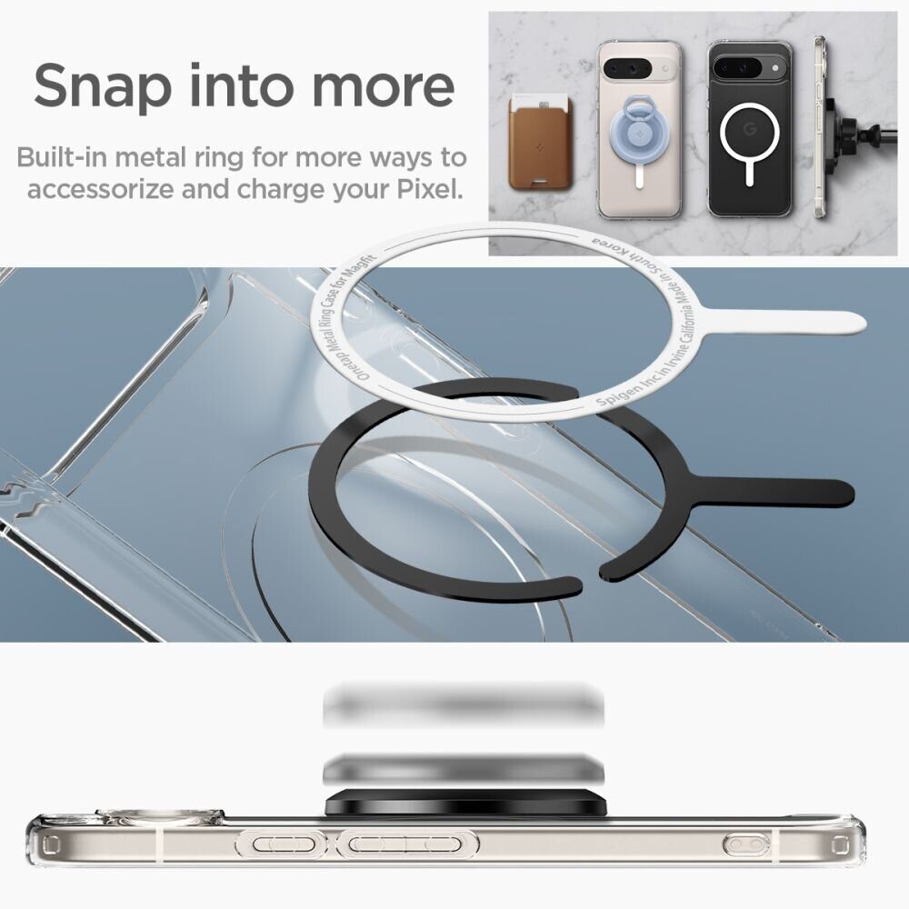 Чехол SPIGEN ULTRA HYBRID ONETAP RING MAGSAFE GOOGLE PIXEL 9 PRO WHITE