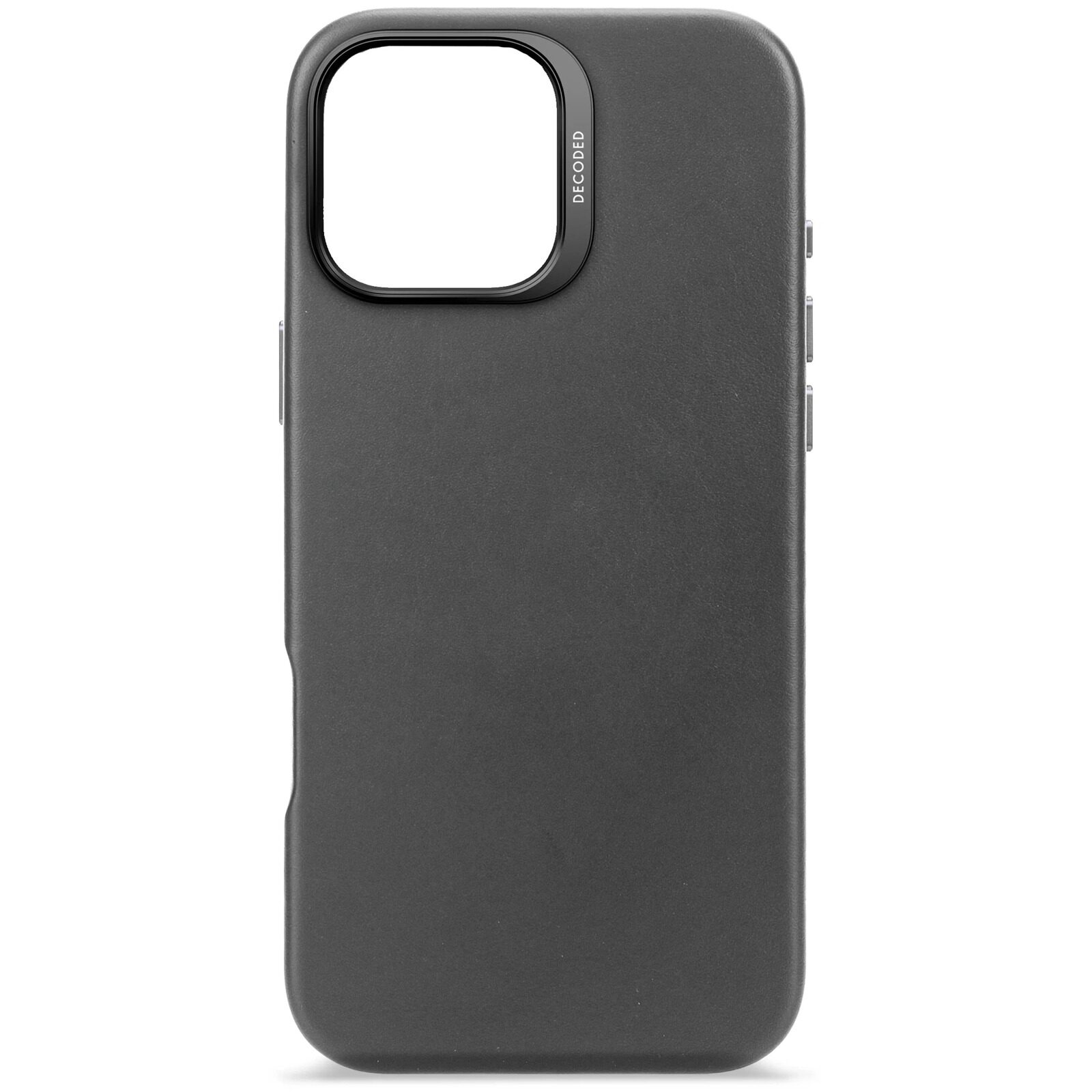 Чехол Decoded Leather Back Cover for iPhone 16 Pro Max Black