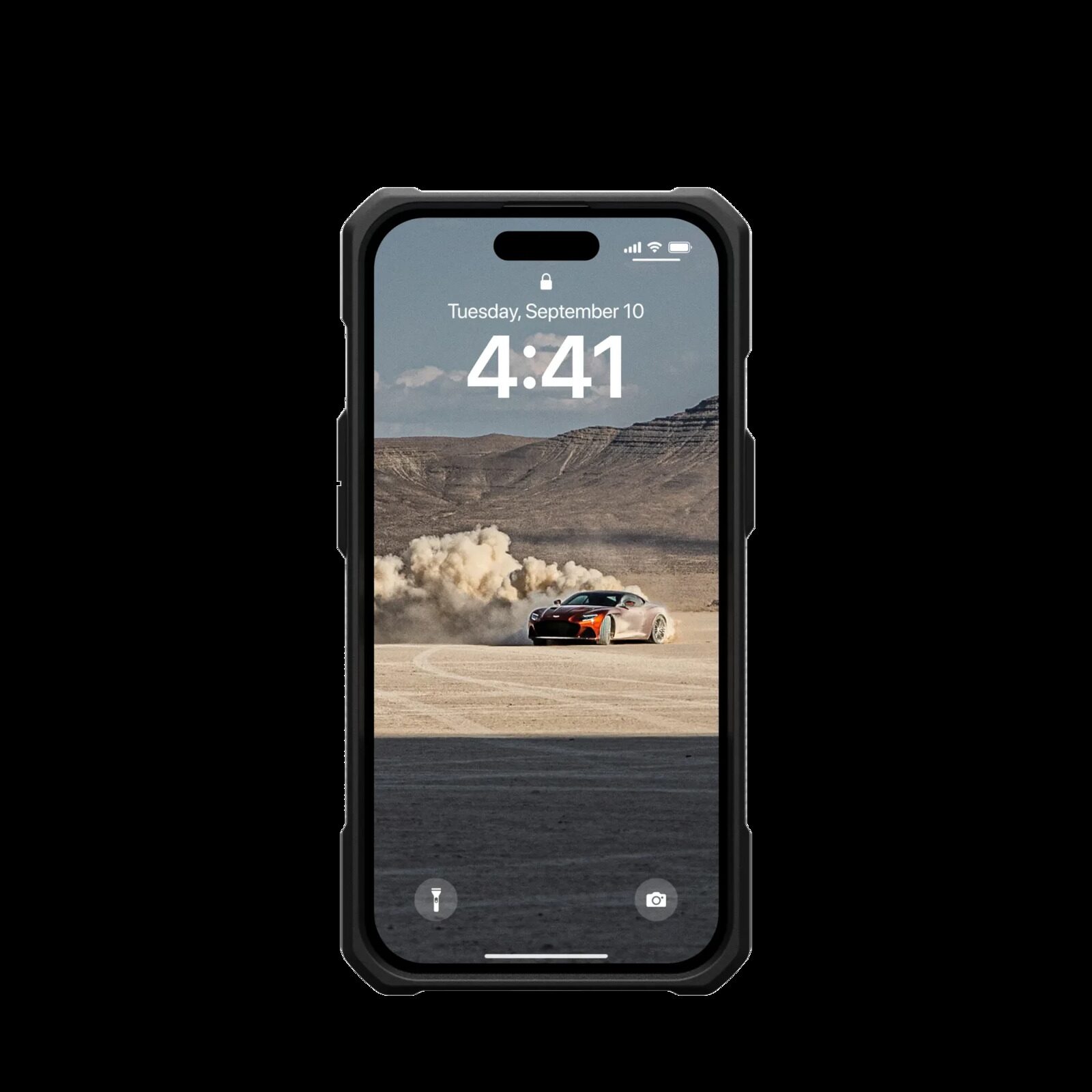 Защитный чехол UAG Monarch iPhone 15 (kevlar black)