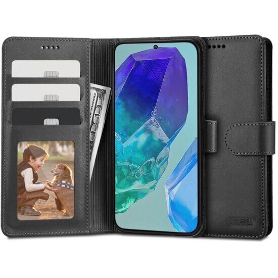 Чехол TECH-PROTECT WALLET GALAXY M55 5G BLACK