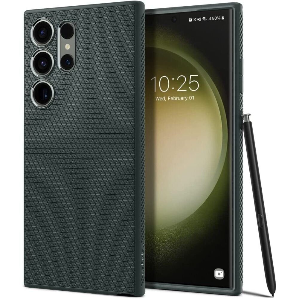 Защитный чехол SPIGEN LIQUID AIR GALAXY S23 ULTRA ABYSS GREEN