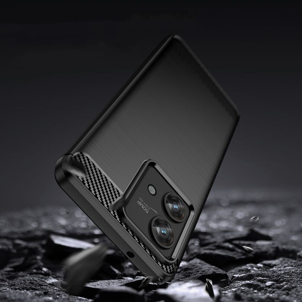 Защитный чехол TECH-PROTECT TPUCARBON MOTOROLA EDGE 40 NEO BLACK