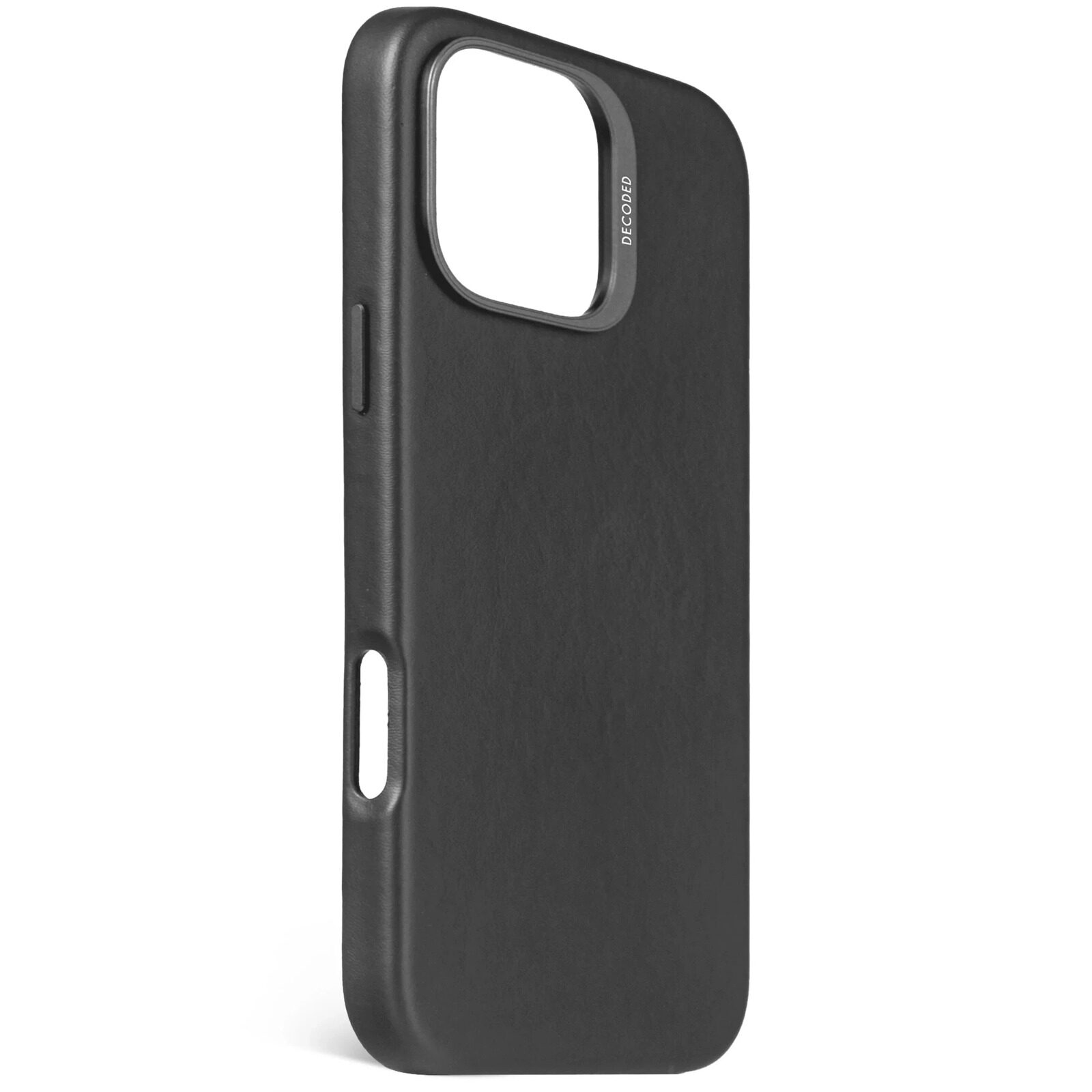 Чехол Decoded Leather Back Cover for iPhone 16 Pro Max Black