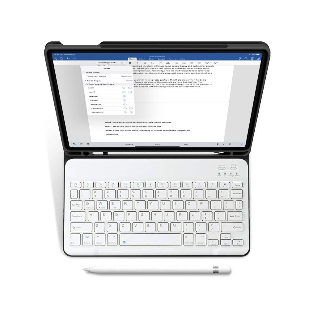 Защитный чехол + клавиатура TECH-PROTECT SC PEN + KEYBOARD IPAD 10.2 2019 / 2020 / 2021 BLACK