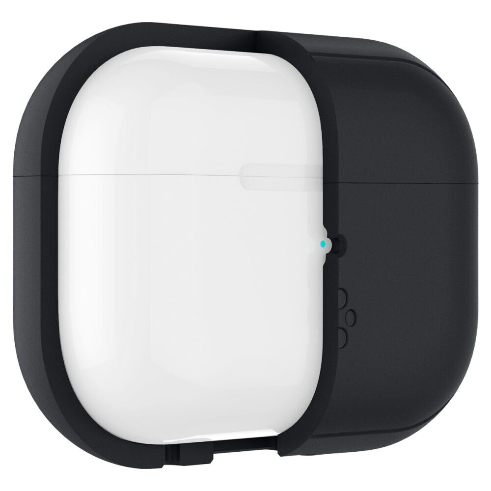 Защитный чехол SPIGEN SILICONE FIT STRAP APPLE AIRPODS PRO 1 / 2 BLACK/PHANTOM GREEN