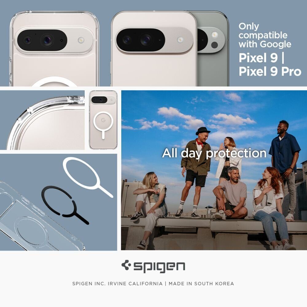 Чехол SPIGEN ULTRA HYBRID ONETAP RING MAGSAFE GOOGLE PIXEL 9 PRO WHITE