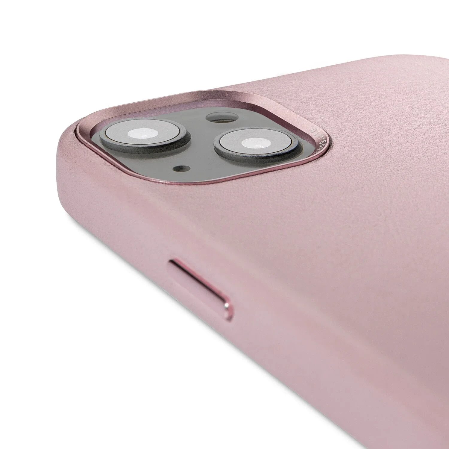 Decoded – защитный чехол из натуральной кожи для iPhone 13 (Powder Pink)