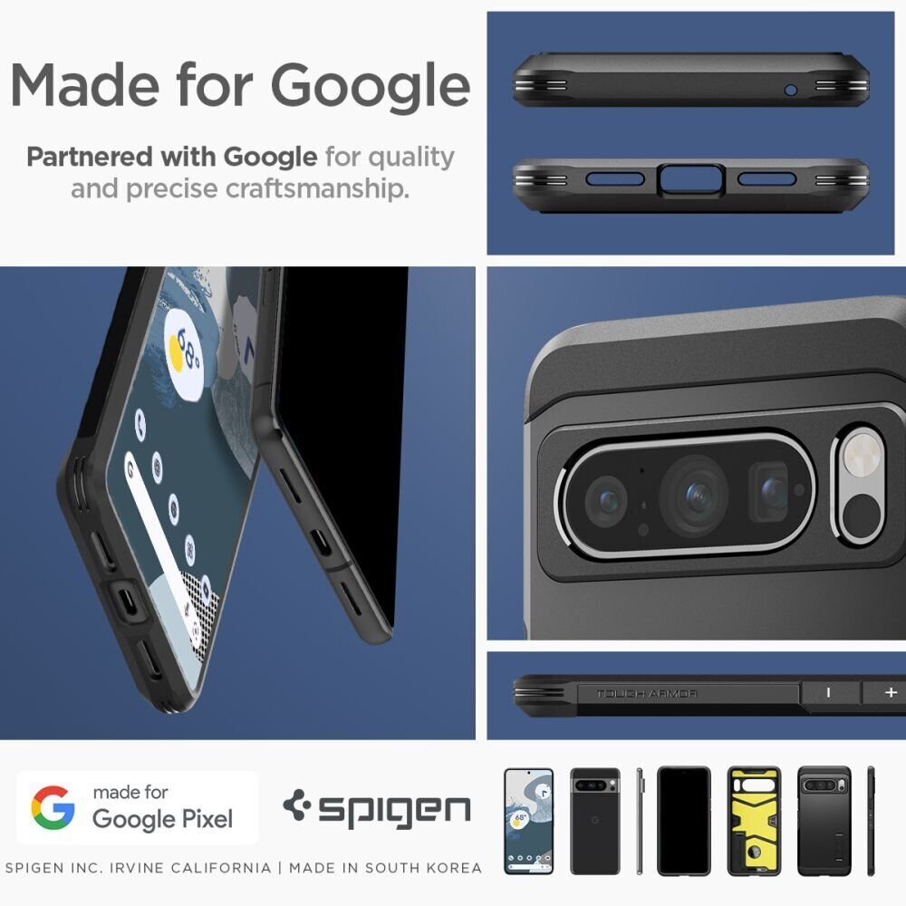 Защитный чехол SPIGEN TOUGH ARMOR GOOGLE PIXEL 8 PRO BLACK