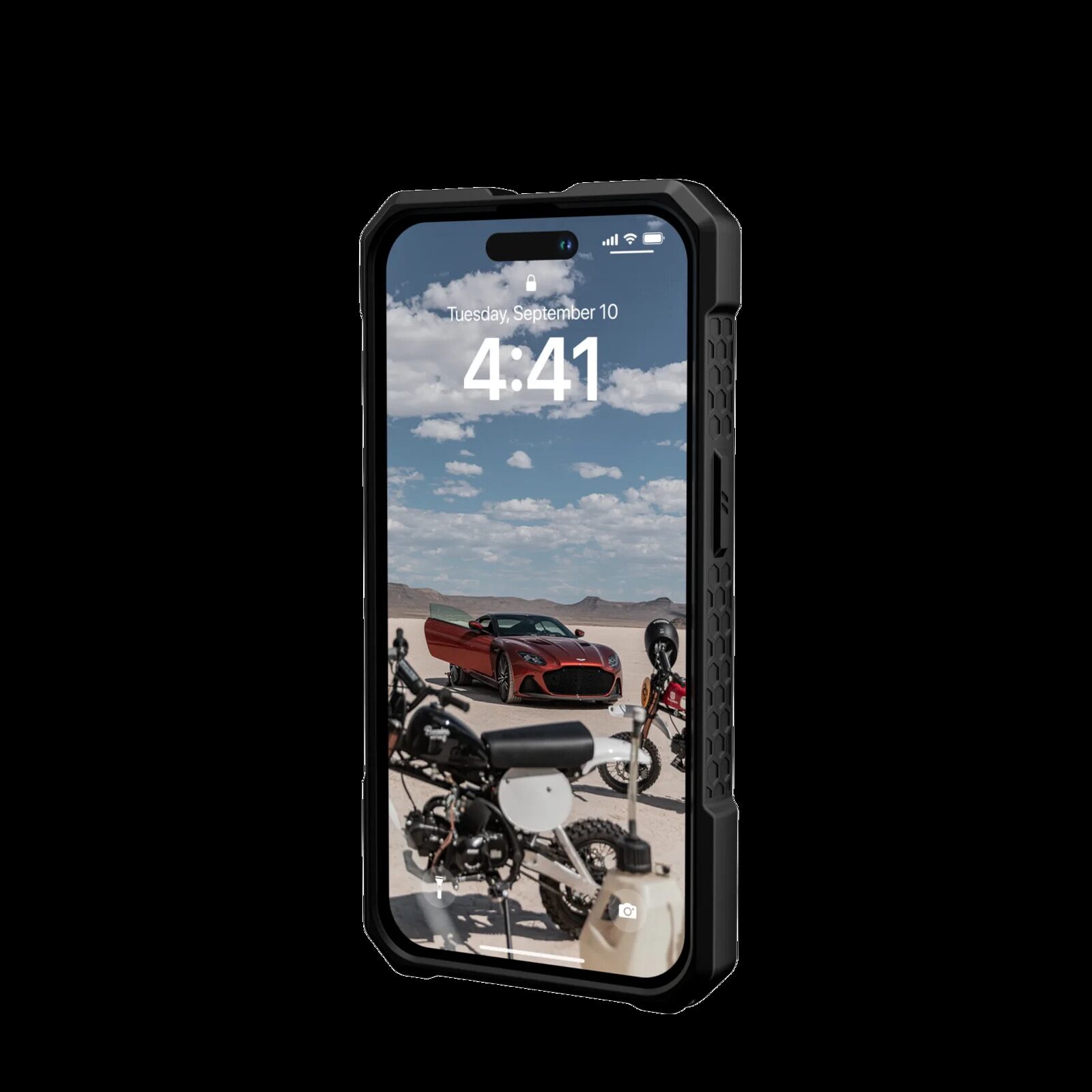 UAG Monarch - защитный чехол для iPhone 14 Pro, совместимый с MagSafe (черный)