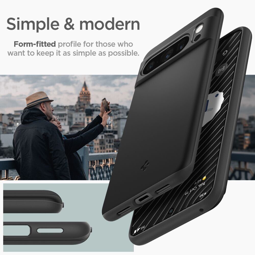 Защитный чехол SPIGEN THIN FIT GOOGLE PIXEL 8 PRO BLACK