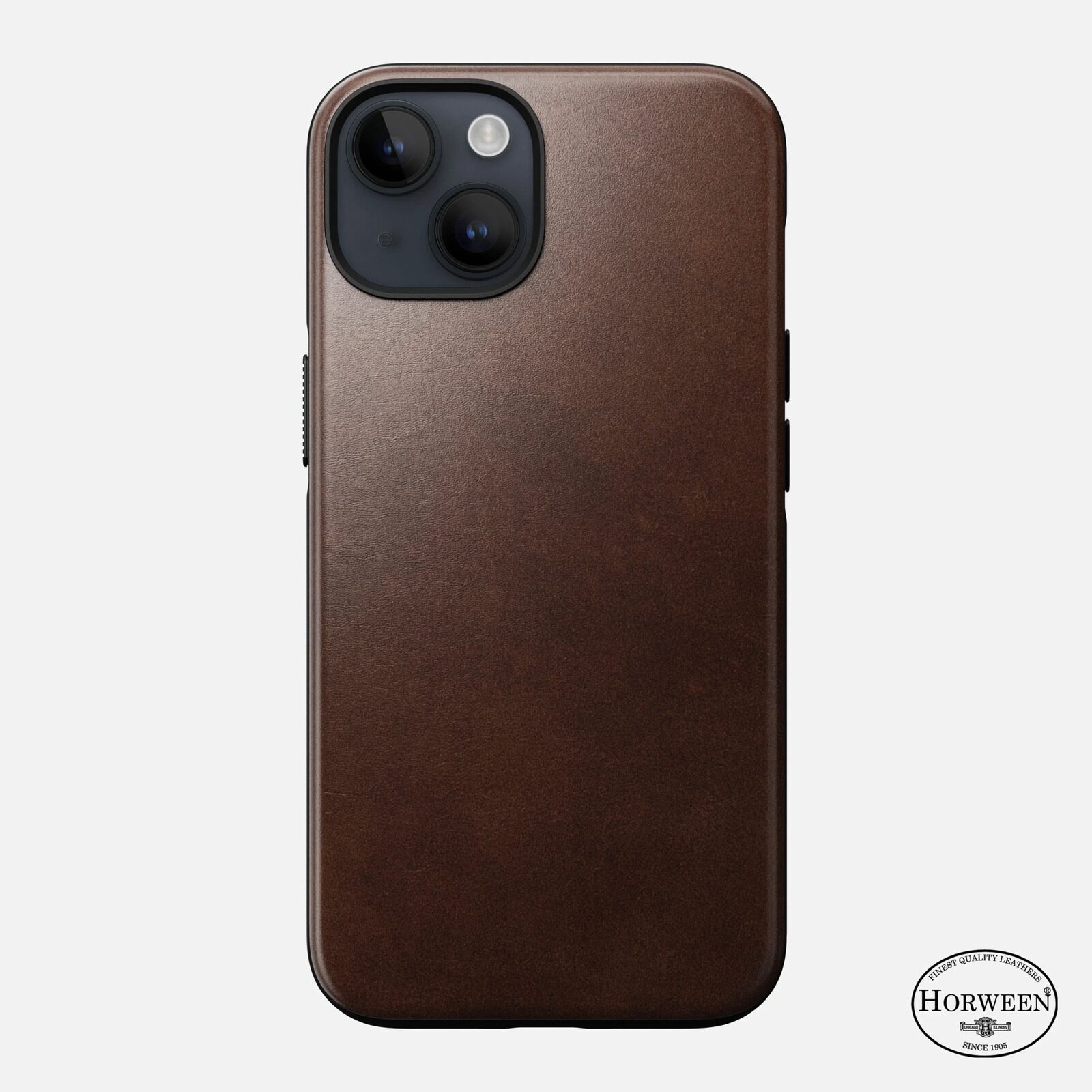 Защитный чехол Nomad Modern Leather MagSafe Case, brown - iPhone 14