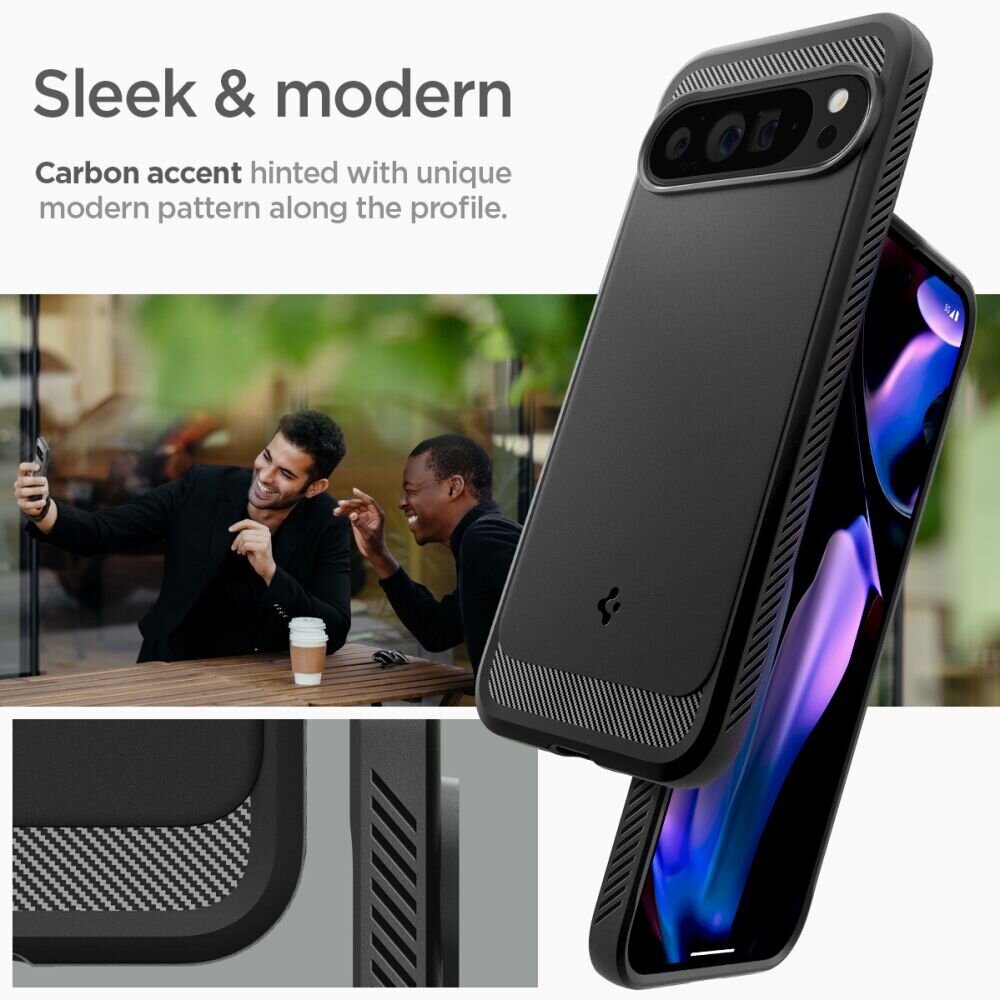 Чехол Spigen Rugged Armor Google Pixel 9 Pro XL - matte black