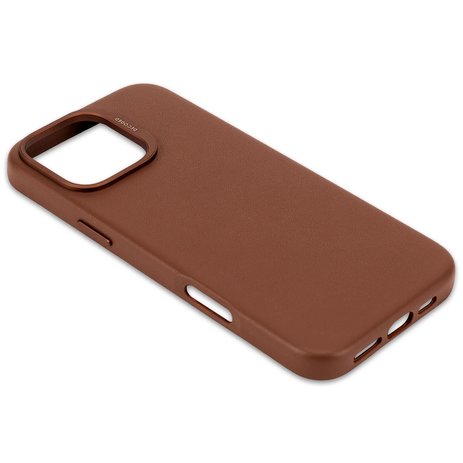 Чехол Decoded Leather Back Cover for iPhone 16 Pro Max Tan