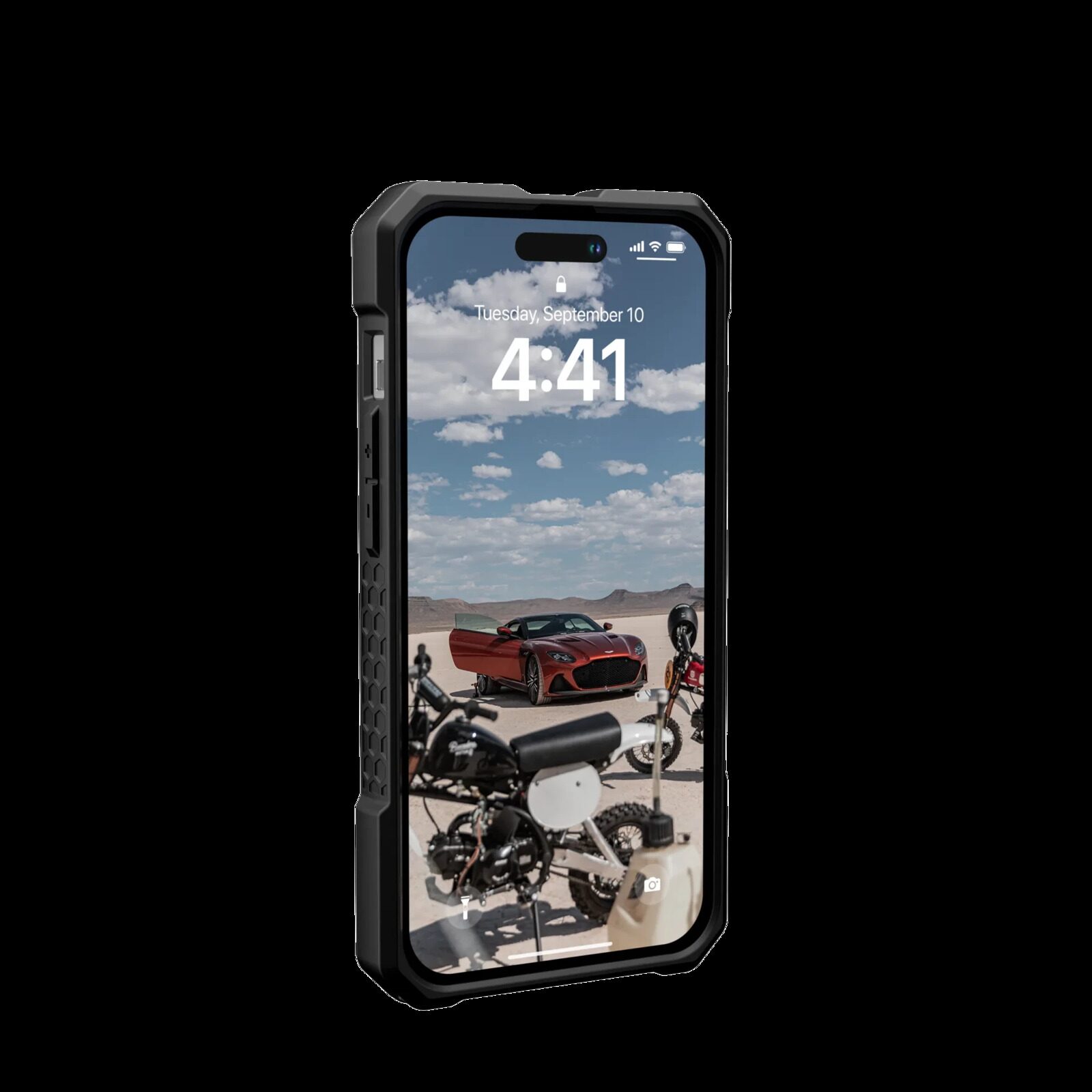 UAG Monarch - защитный чехол для iPhone 14 Pro, совместимый с MagSafe (черный)